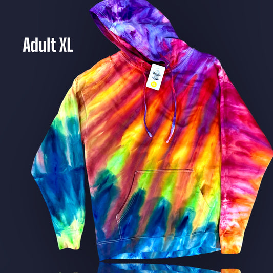 Adult XL- Ice Dye Hoodie