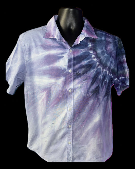 Hand Dyed Casual Button Down